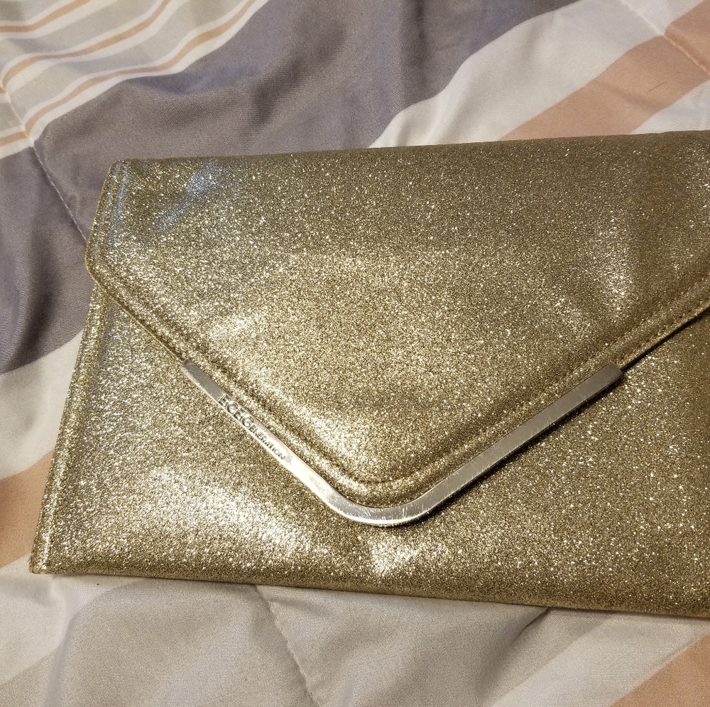 Gpld glitter purse
